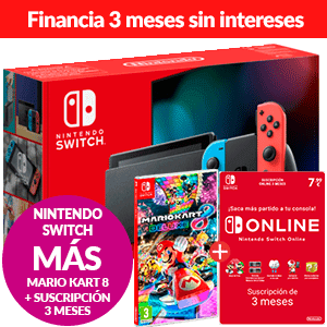 Nintendo Switch Neon + Mario Kart 8 + 3 Meses Switch Online