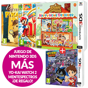 Juegos Nintendo 3DS + Yo-Kai Watch 2 de regalo. NEW NINTENDO 3DS -  SEMINUEVO