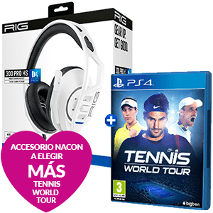 Tennis World Tour + accesorio Nacon a elegir para Playstation 4 en GAME.es