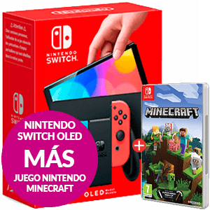 Nintendo Switch OLED a elegir + Minecraft Nintendo Switch Edition para Nintendo Switch en GAME.es