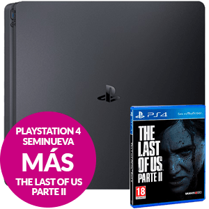PlayStation 4 Seminueva + The Last of Us Parte II