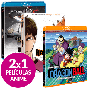 2x1 en películas de Anime en Blu Ray