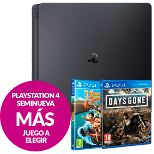 PlayStation 4 Seminueva + Days Gone o Tadeo Jones 3 en GAME.es