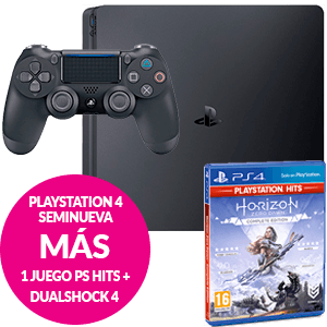 PlayStation 4 Seminueva + DualShock 4 + 1 PS Hits a elegir