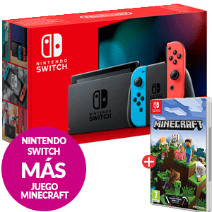 Nintendo Switch Neon + Minecraft Nintendo Switch Edition para Nintendo Switch en GAME.es