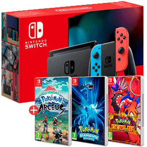 Nintendo Switch + juego Pokémon a elegir en GAME.es
