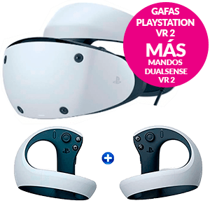 Pack VR  Gafas PlayStation VR2, OLED 4K + Mandos VR2 Sense +