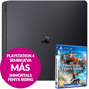 PlayStation 4 Seminueva + juego Immortals Fenyx Rising
