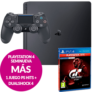 PlayStation 4 Seminueva + DualShock 4 + 1 PS Hits a elegir en GAME.es