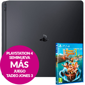 PlayStation 4 Seminueva + juego Tadeo Jones 3 PlayStation 4 Seminueva + juego Tadeo Jones 3