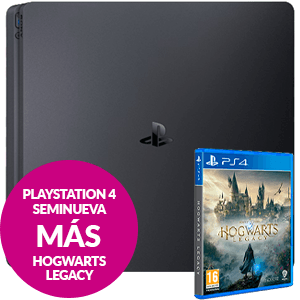 PlayStation 4 Seminueva + juego Hogwarts Legacy. PLAYSTATION 4 - SEMINUEVO