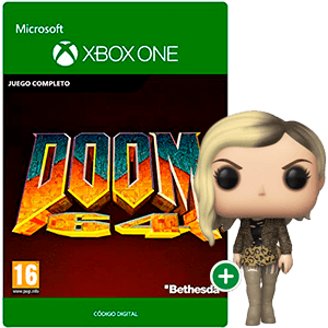 Juego Doom 64 Xbox One + Figura POP Wonder Woman 1984