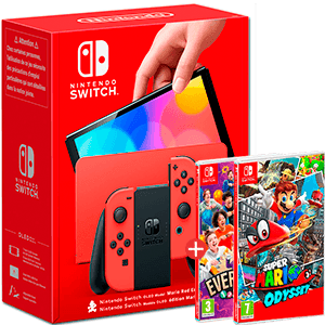 Nintendo Switch OLED a elegir + Super Mario Odyssey + 1-2 Switch en GAME.es