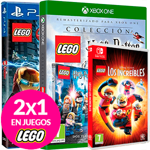 2x1 en juegos de Lego