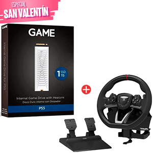 Disco Duro 1TB SSD para PS5 + Volante Hori Apex