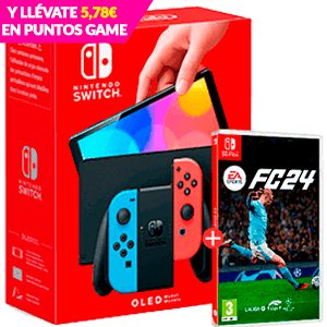 Nintendo Switch OLED a elegir + EA Sports FC 24 para Nintendo Switch en GAME.es