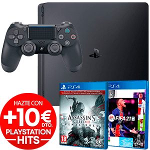 PlayStation 4 Seminueva + DualShock 4 + FIFA 21 +  Assassin´s Creed III Remastered para Playstation 4 en GAME.es
