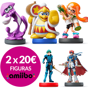 2x20€ en figuras amiibo para New Nintendo 3DS, Nintendo 3DS, Nintendo Switch, Wii U en GAME.es