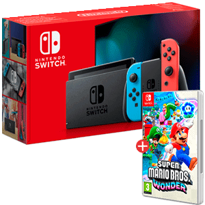 Nintendo Switch a elegir + juego Super Mario Bros Wonder para Nintendo Switch en GAME.es