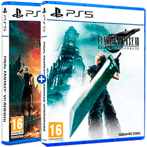 Juego Final Fantasy VII Remake + juego Final Fantasy Rebirth de PlayStation 5