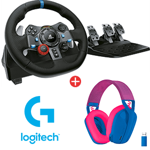 Volante Logitech G29 + Auriculares G435 en GAME.es