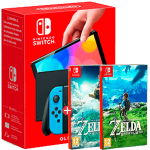 Nintendo Switch OLED + juego The Legend of Zelda a elegir en GAME.es