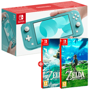 Nintendo Switch Lite + Juego The Legend of Zelda a elegir