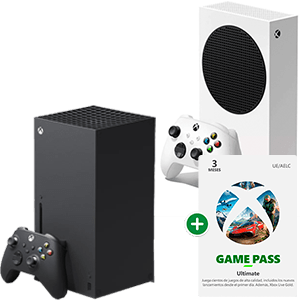 Xbox Series a elegir  + Xbox Game Pass Ultimate de 3 meses