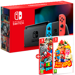 Nintendo Switch + juego Super Mario a elegir para Nintendo Switch en GAME.es