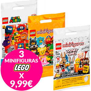 3 Minifiguras LEGO por 9,99€