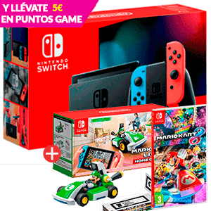 Nintendo Switch + Mario Kart Live Home Luigi + Mario Kart 8 Deluxe en GAME.es