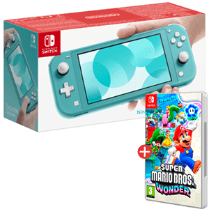 Nintendo Switch Lite + Juego Super Mario Bros Wonder Nintendo Switch Lite + Juego Super Mario Bros Wonder
