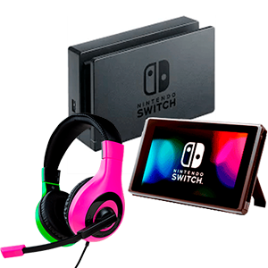 Nintendo Switch Seminueva + Auriculares Reacondicionados