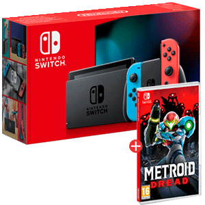 Nintendo Switch a elegir + juego Metroid Dread