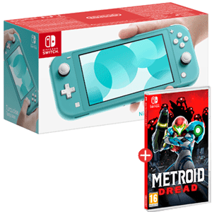 Nintendo Switch Lite + Juego Metroid Dread Nintendo Switch Lite + Juego Metroid Dread