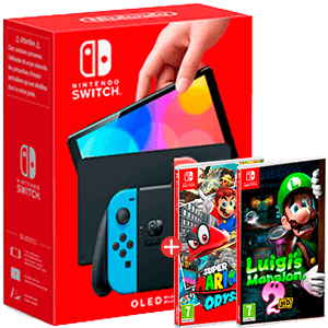 Nintendo Switch OLED + juego Mario o Luigi a elegir