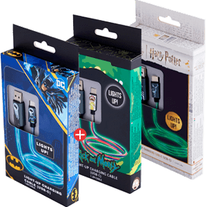 Pack de 2 Cables USB-C de Batman