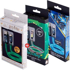 Pack de 2 Cables USB-C de Harry Potter