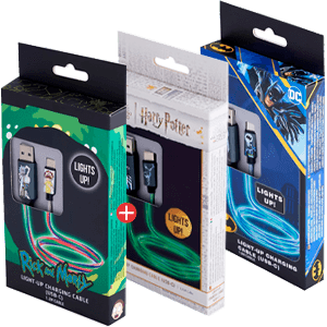 Pack de 2 Cables USB-C de Rick y Morty