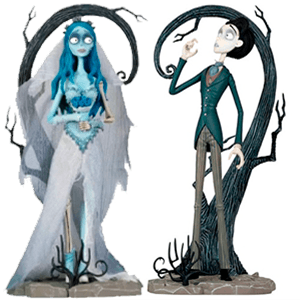 Pack de 2 figuras de La Novia Cadaver