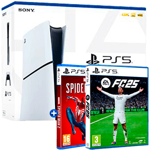 PlayStation 5 Modelo Slim + EA Sports FC 25 + Marvel´s Spider-Man 2 en GAME.es