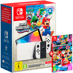 Nintendo Switch OLED a elegir + juego Mario Kart 8 Deluxe