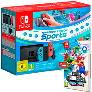 Nintendo Switch a elegir + juego Super Mario Bros Wonder para Nintendo Switch en GAME.es