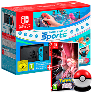 Nintendo Switch a elegir + Pokémon Perla Reluciente
