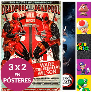 3x2 en pósteres 3x2 en pósteres