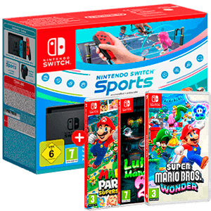 Nintendo Switch + juego Mario a elegir