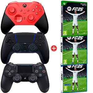 EA Sports FC 25 + Accesorio seminuevo a elegir