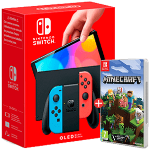 Nintendo Switch OLED a elegir + Minecraft Nintendo Switch Edition