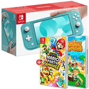 Nintendo Switch LITE + juego Animal Crossing o Super Mario Party Jamboree