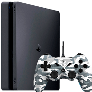 PlayStation 4 Seminueva + Mando Reacondicionado VoltEdge